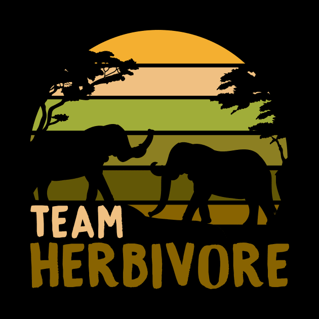 Team Herbivore I Vegan Elephant product by biNutz