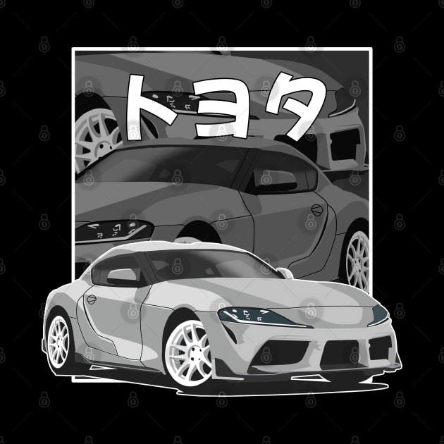 Toyota Supra MK5 (A90) 2019-2023 Japanese Comics by Rebellion Store