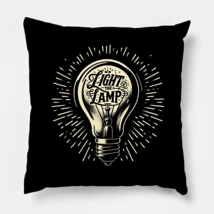 Light The Lamp Pillow