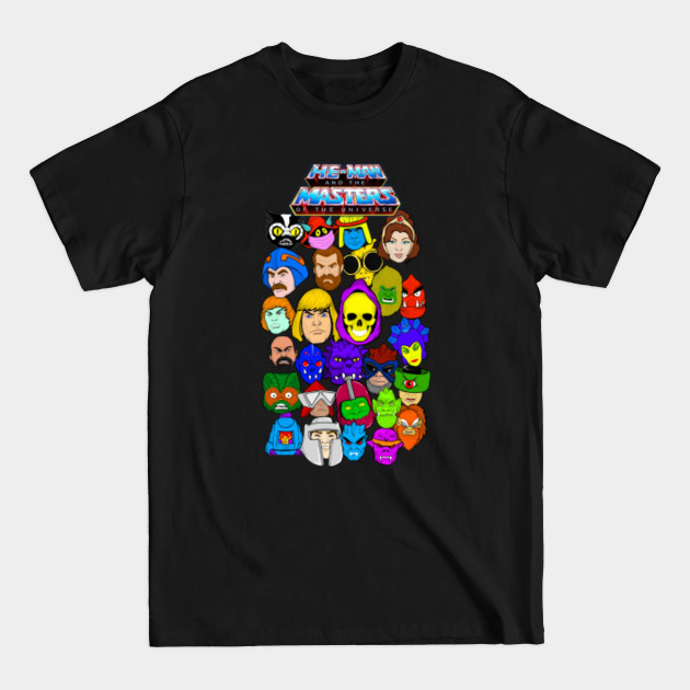 Disover He Man Masters of the Universe collage art - 80s Movies - T-Shirt