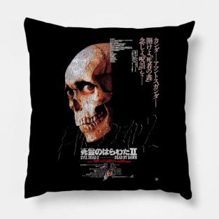 Japanese Evil Dead Worn Poster Pillow