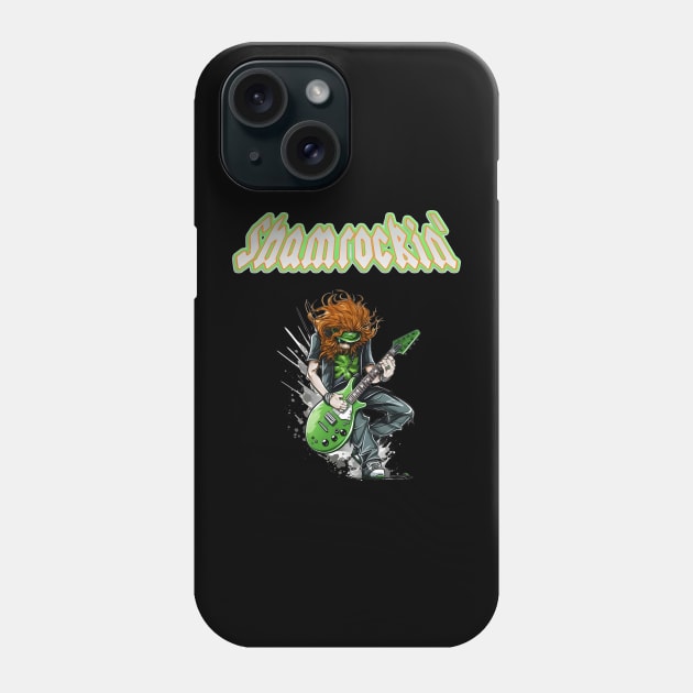 Shamrockin' Shredder Phone Case by QwerkyShirts