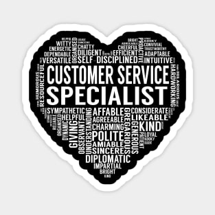 Customer Service Specialist Heart Magnet