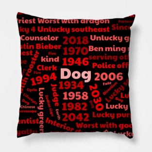 Year of the dog Pillow