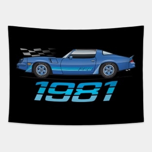 Blue 81 Tapestry