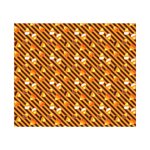 Candy Corn Striped Pattern by saradaboru