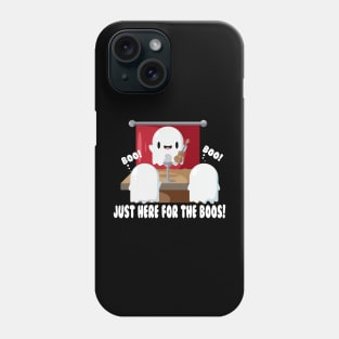 Just Here For The Boos Funny Ukulele Ghost Phone Case