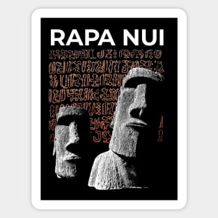 Moai Easter Island Sculpture Sticker for Sale by JoanTatley