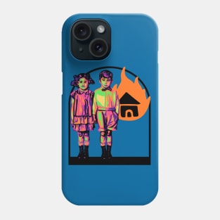 Creepy Kids Burn Stuff Phone Case