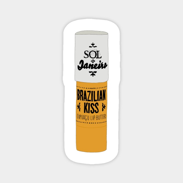 Brazilian Kiss Lip Balm Magnet by AlishaMSchil