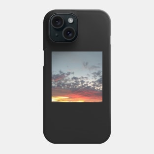 Sunset in clouds Phone Case