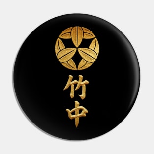 Takenaka Kamon with Takenaka Kanji Pin