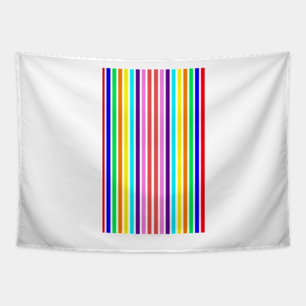 many colorful stripe pattern cell phone case Tapestry by Shadow3561