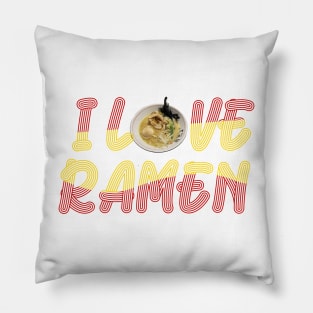 I Love Ramen 2 Pillow