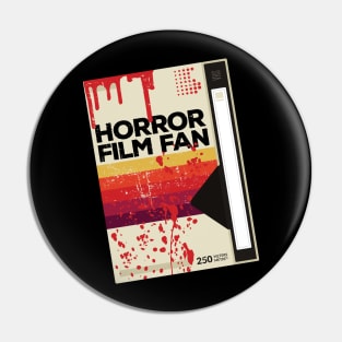 Horror Film Fan // Retro Scary Movie VHS Pin