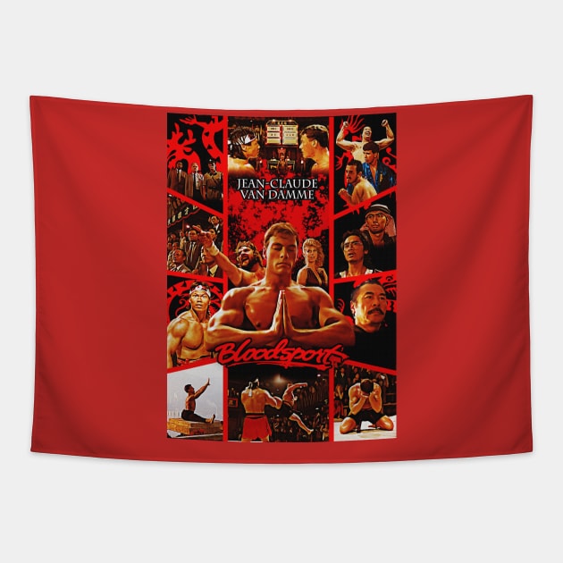 Bloodsport Tapestry by Fantasy Brush Designs