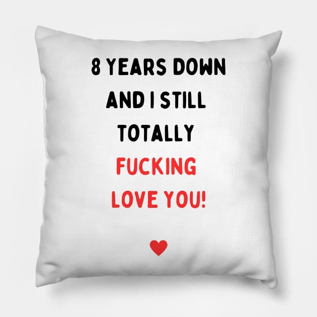 8th anniversary Pillow by reesea