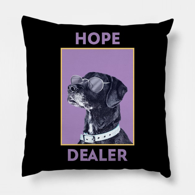 Hope Dealer Alcoholic Recovery Pillow by RecoveryTees