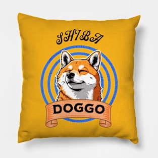 Cute Shiga Doggo Pillow