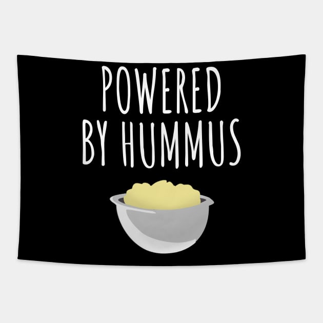 Powered by hummus Tapestry by LunaMay