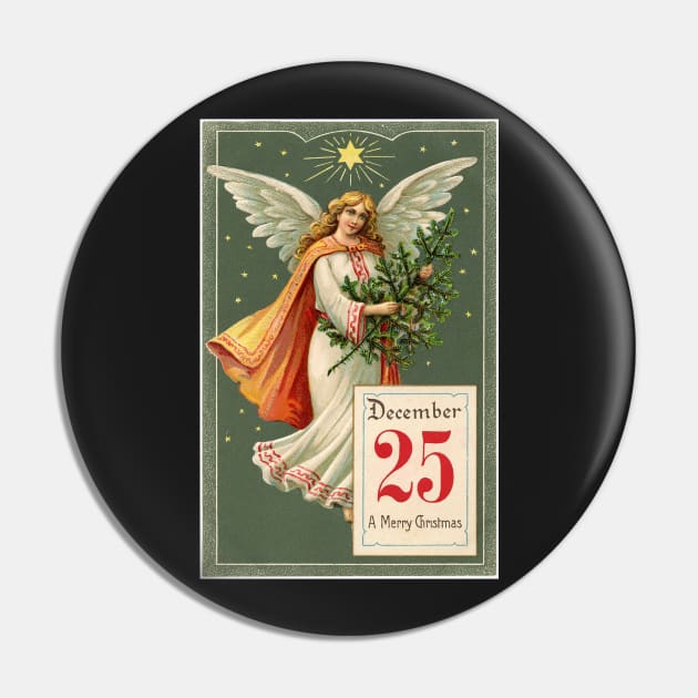 Vintage Christmas Angel Pin by RetroSalt