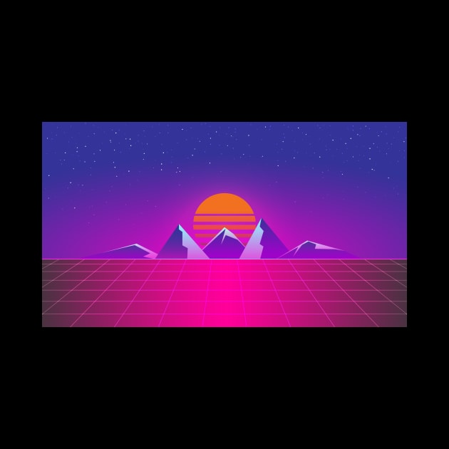 Synthwave 80's by RARA_AVIS