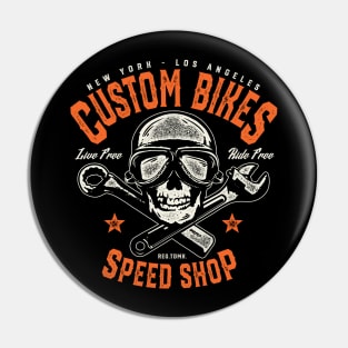 CUSTOM BIKES SPEED SHOP Pin