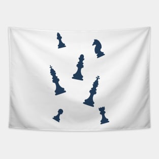 Chess simple design Tapestry
