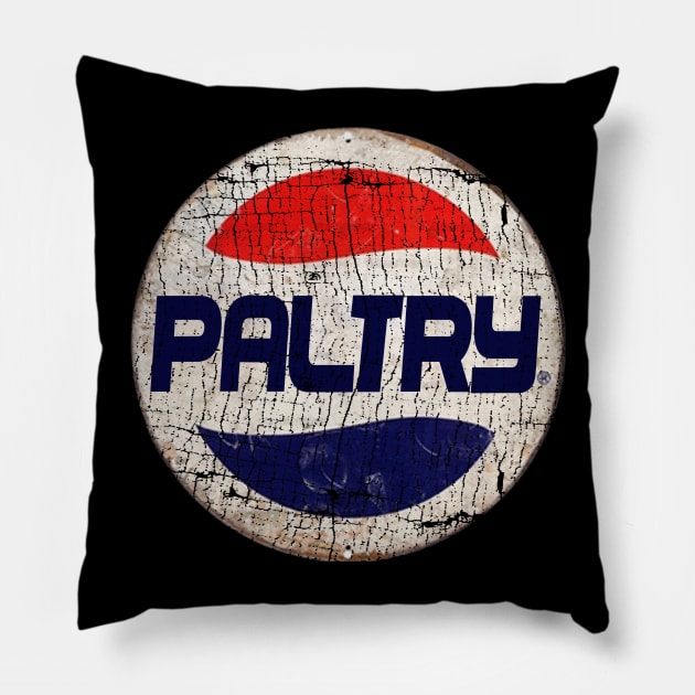 PALTRY or PEPSI Pillow by IJKARTISTANSTYLE