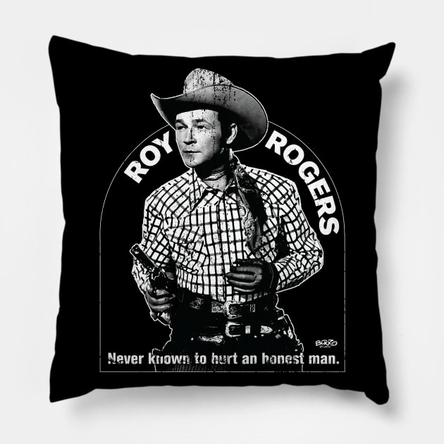 Roy Rogers-2-Cowboy Pillow by BonzoTee