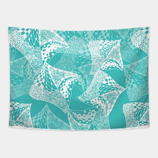 Zentangle turquose Tapestry