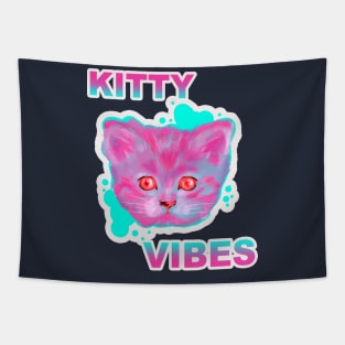 Kitty vibes Tapestry