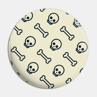 Drawn halloween pattern Pin