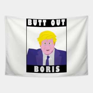 Butt Out Boris Tapestry