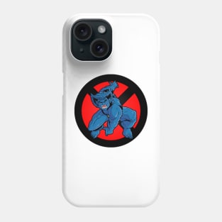 Blue Furry Guy Phone Case