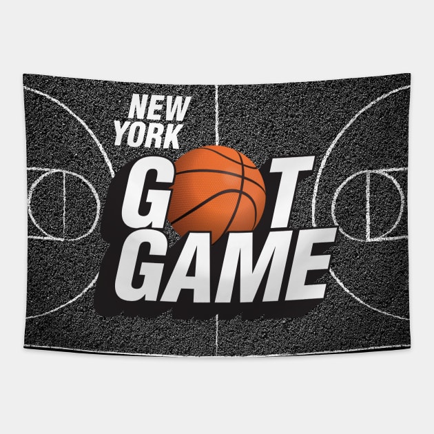 New York Got Game Tapestry by Backpack Broadcasting Content Store