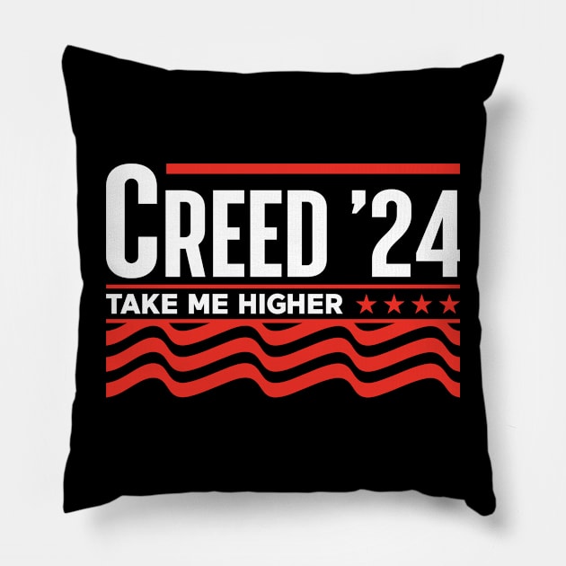 Creed '24 Take Me Higher Pillow by RiseInspired