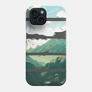 Zany Cute Fantasy Mountain Landscape Phone Case