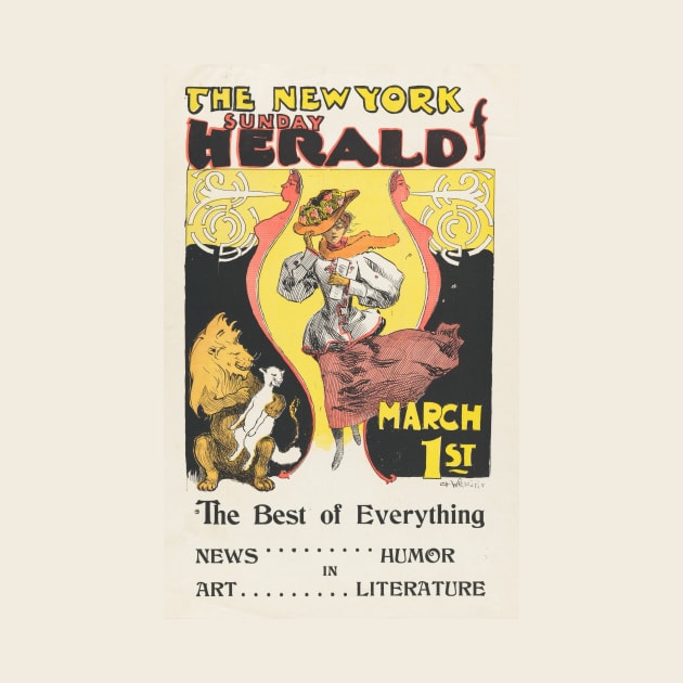 Cover for the Sunday Herald by WAITE-SMITH VINTAGE ART