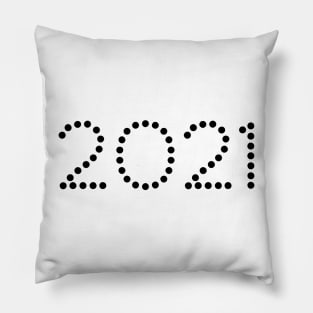 Class of 2021 Dots Pattern Pillow