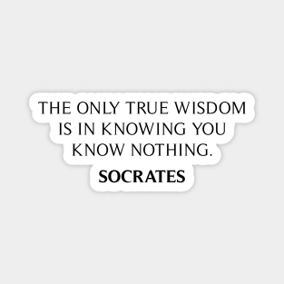 Socrates Quote Magnet