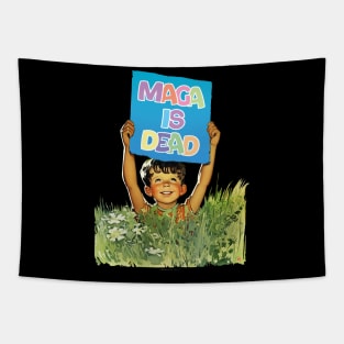 MAGA IS DEAD Tapestry