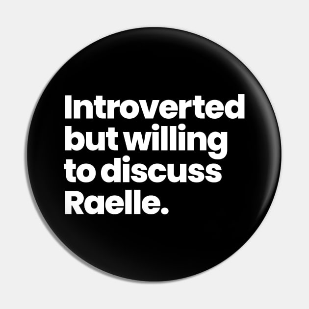 Introverted but willing to discuss Raelle - Motherland Fort Salem Pin by viking_elf