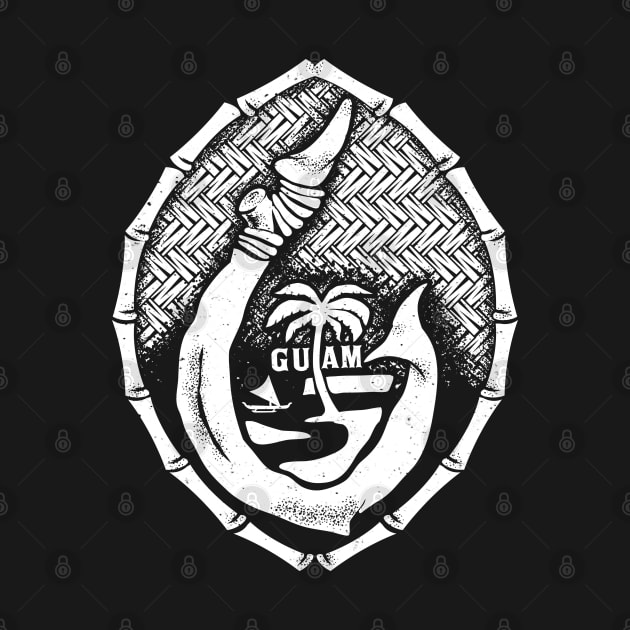 Vintage Classic Tribal Guam Seal by Dailygrind