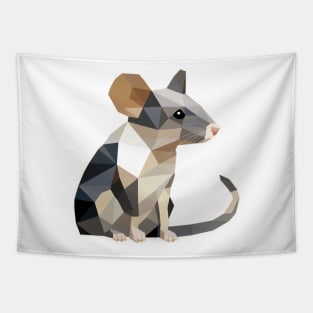 Origami Cute Mouse small Tapestry