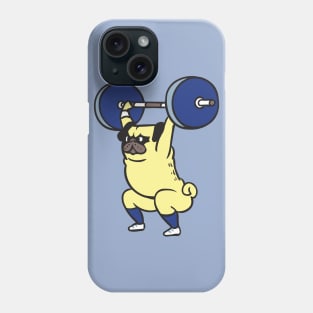 The snatch weightlifting Pug Phone Case