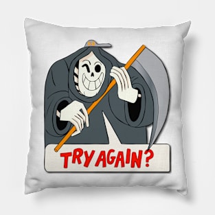 Try Again Gaming Meme Pillow