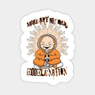 Buddah-doodle nation Magnet
