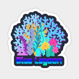 Blue Lagoon, The Story of the Sea, coral reefs Magnet