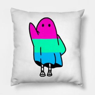 polysexual ghost Pillow